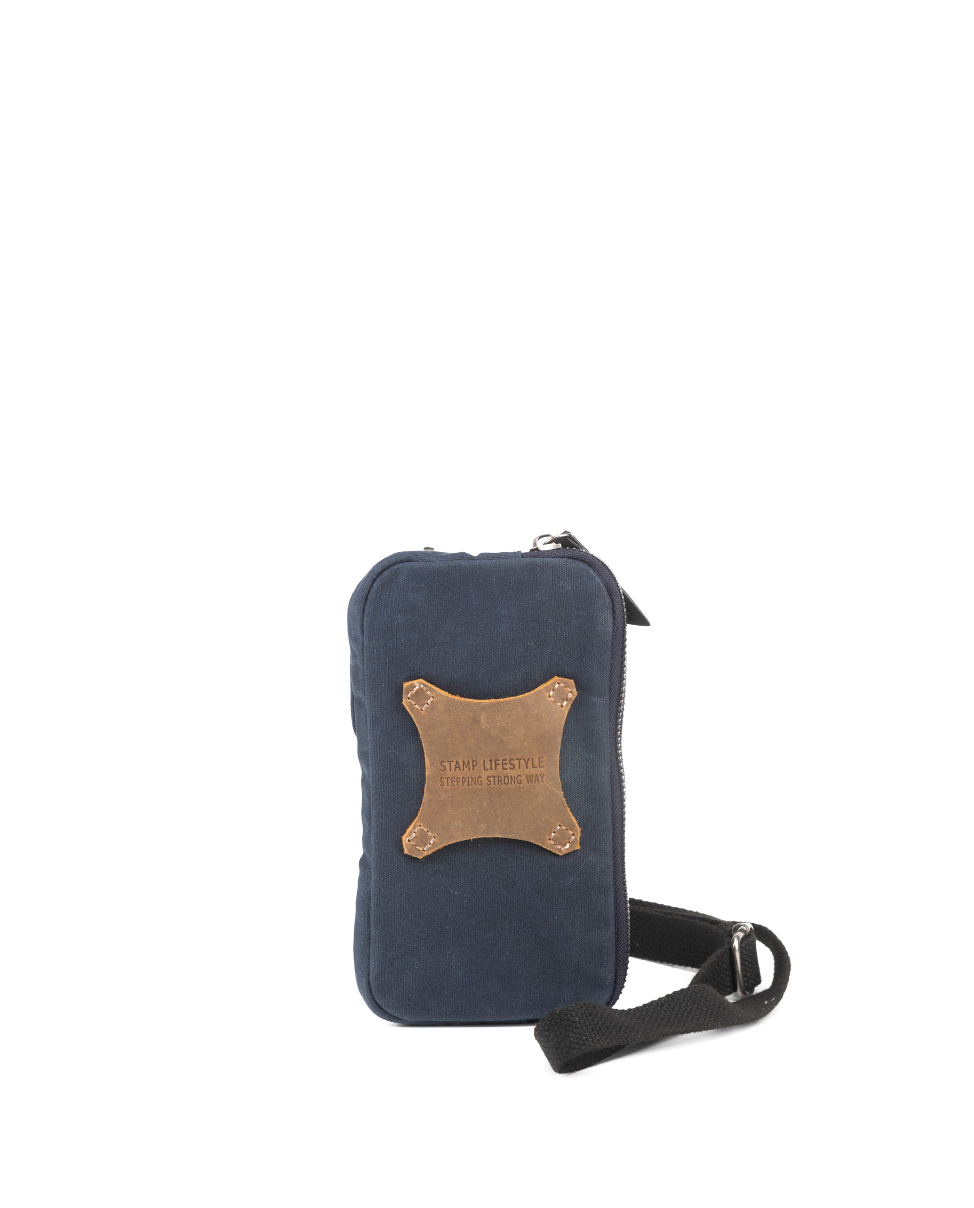 Bolso para móvil en lona encerada ST1831 Lyon azul