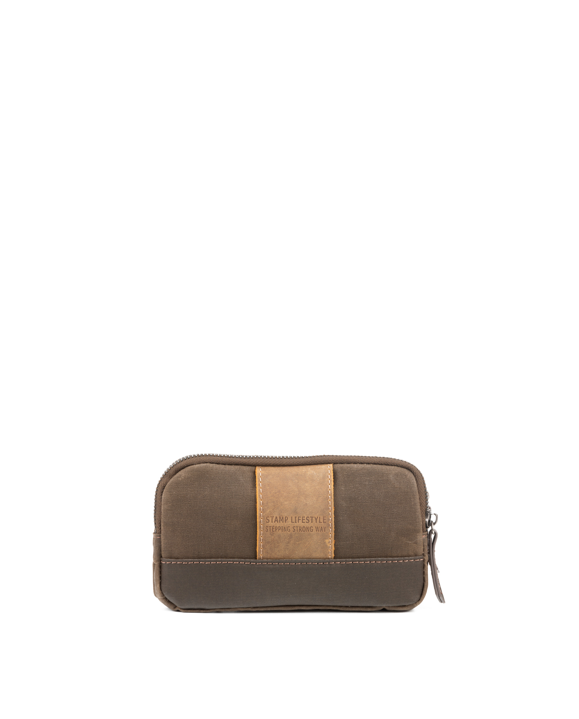 Bolso para móvil en lona encerada ST1832 Lyon taupe