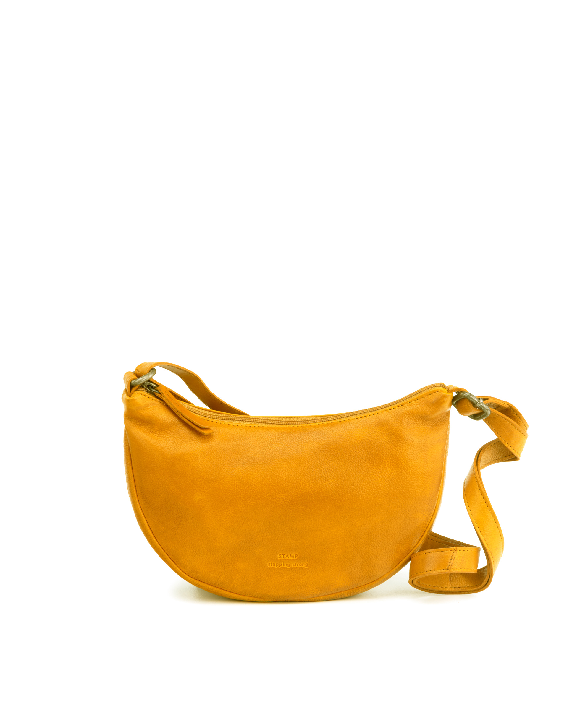 Góndola Chara ST3244 de mujer en piel lavada amarillo mostaza