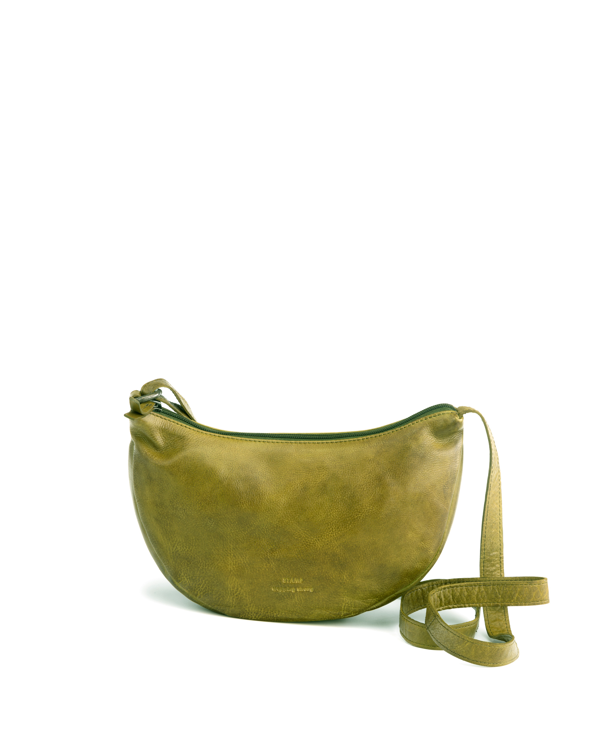 Góndola Chara ST3244 de mujer en piel lavada verde