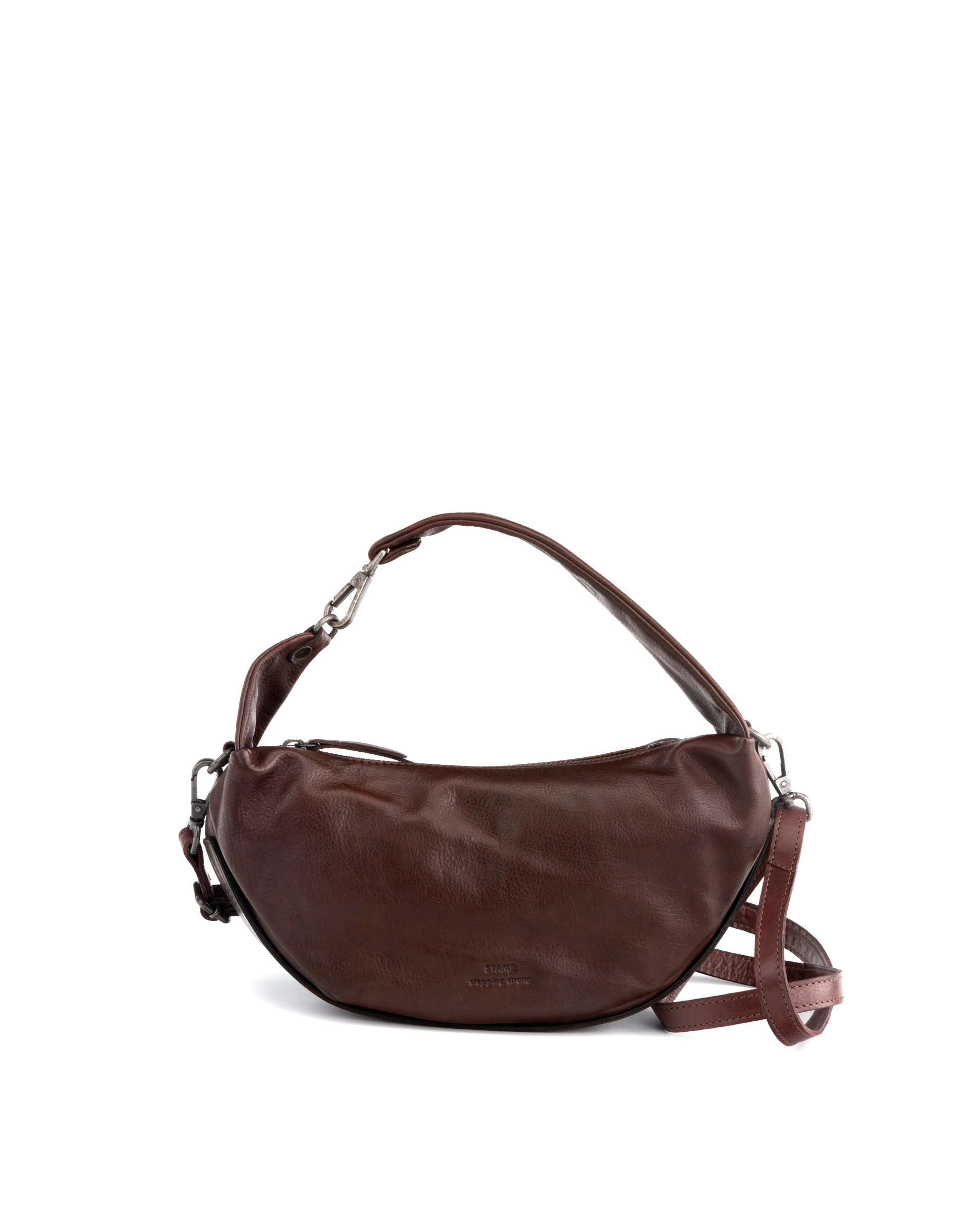 Bolso Chara ST3251 de mujer en piel lavada marrón