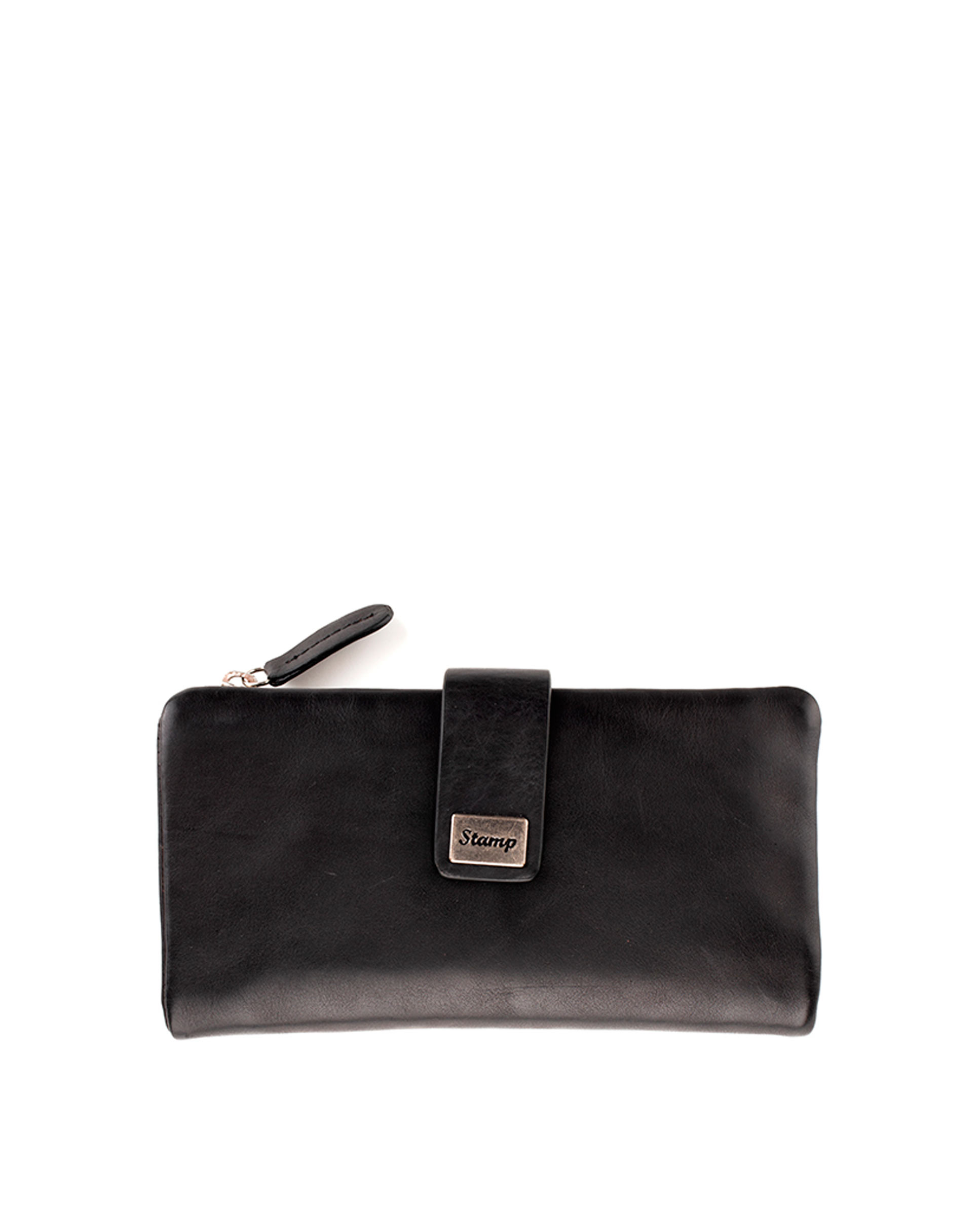 Billetero en piel suave Kate ST2204 color negro