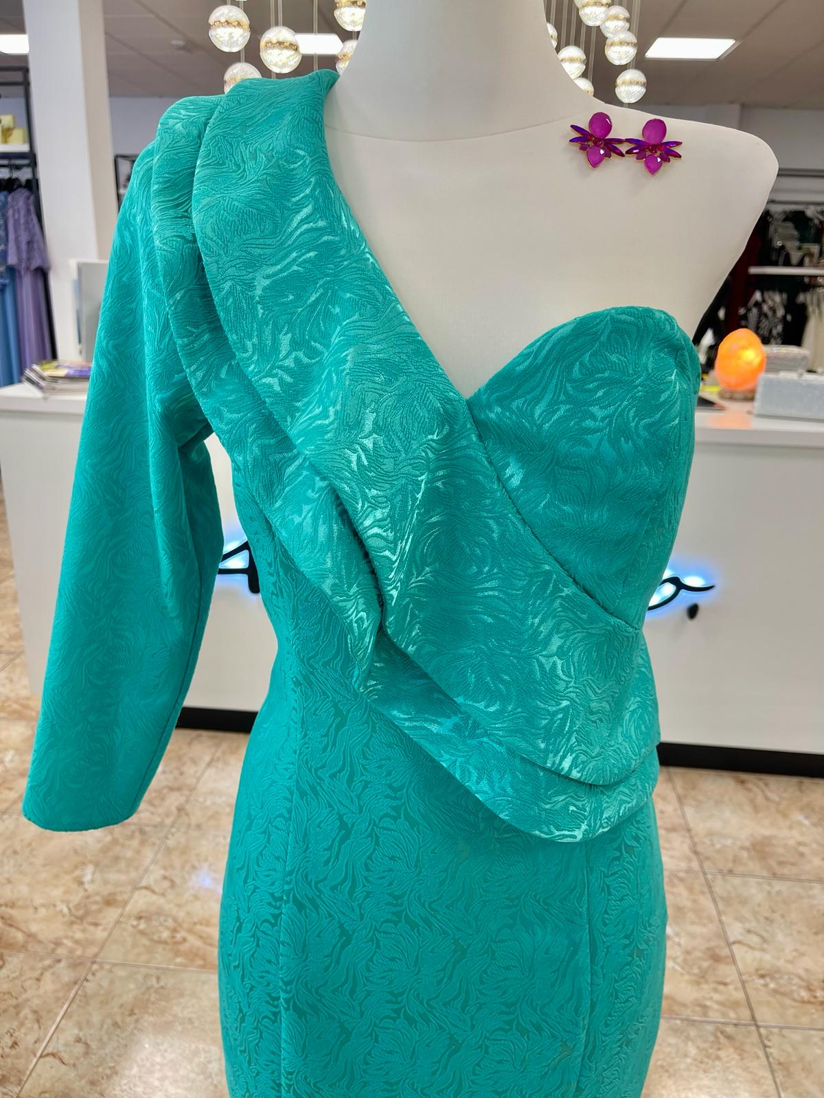 Vestido midi Jackard