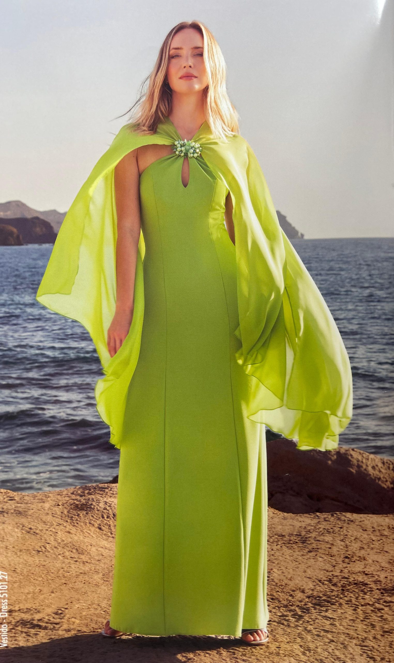 Vestido largo halter