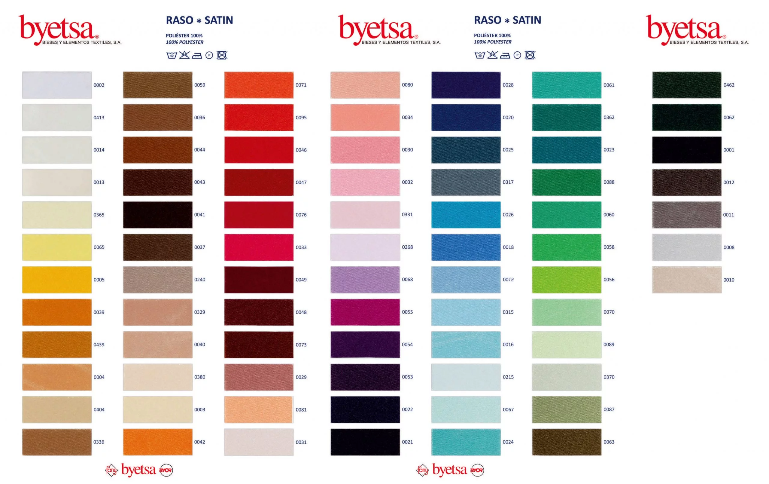 Bies raso color 0012